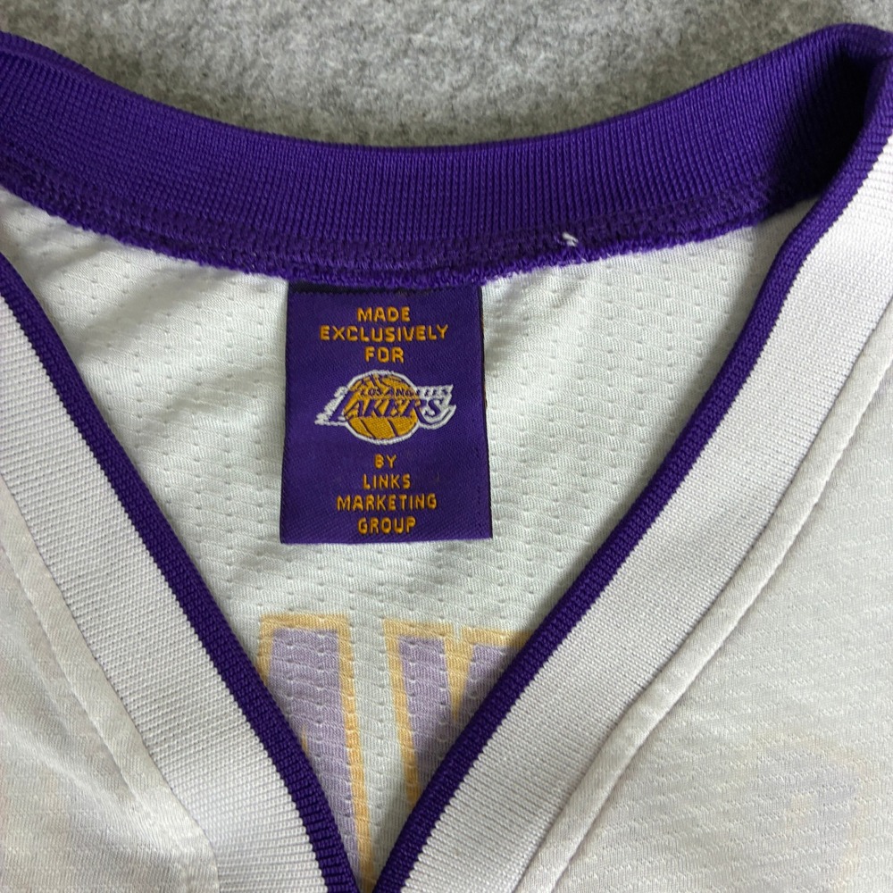 NBA Los Angeles Lakers Kobe Bryant 24 Jersey White Mens XXL Basketball Sport - Picture 3 of 8